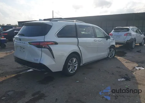 2022 Toyota Sienna Limited/Platinum z USA, uszkodzony, nr VIN 5TDZRKEC8NS109970